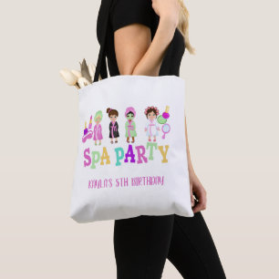 Spa Party Tote Bag - Girls