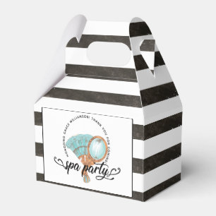 Spa Party Vintage Personalised Favour Box