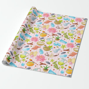 Spa Pattern Wrapping Paper