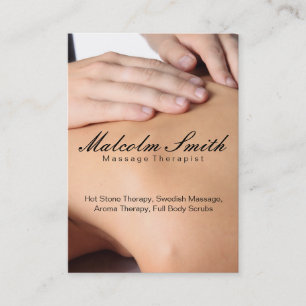 Spa Retreat   Massage (appointment card) Appointment Card