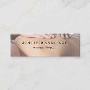Spa Retreat Massage Mini Business Card