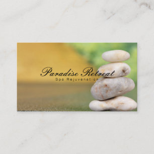 Spa Retreat Zen Business Card