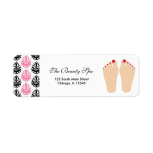 Spa return address label