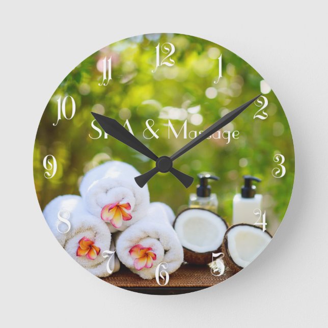 SPA setting Round Clock (Front)