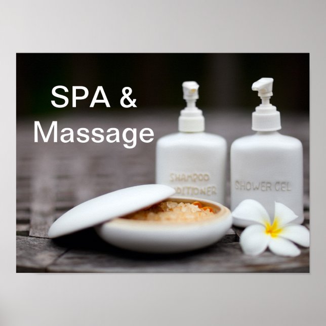 SPA settings Poster (Front)