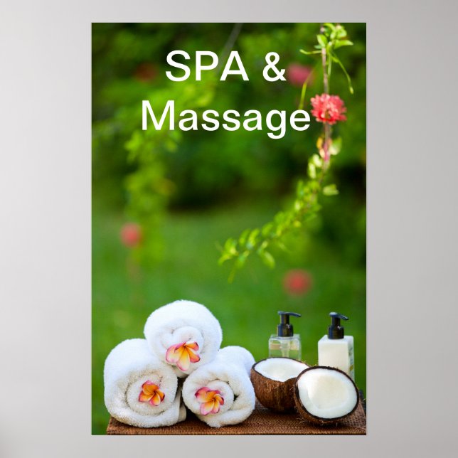 SPA settings Poster (Front)
