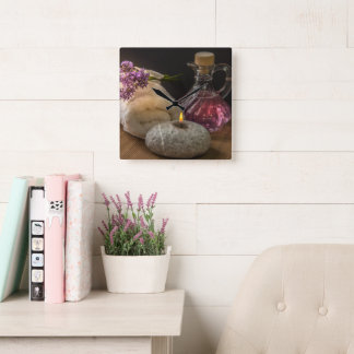 Spa Square Wall Clock