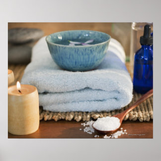 Spa still life poster