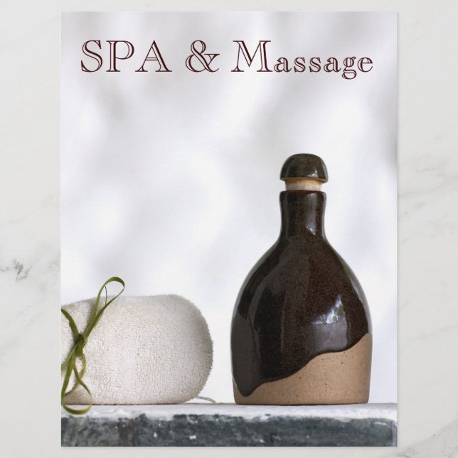 SPA theme Flyer (Front)