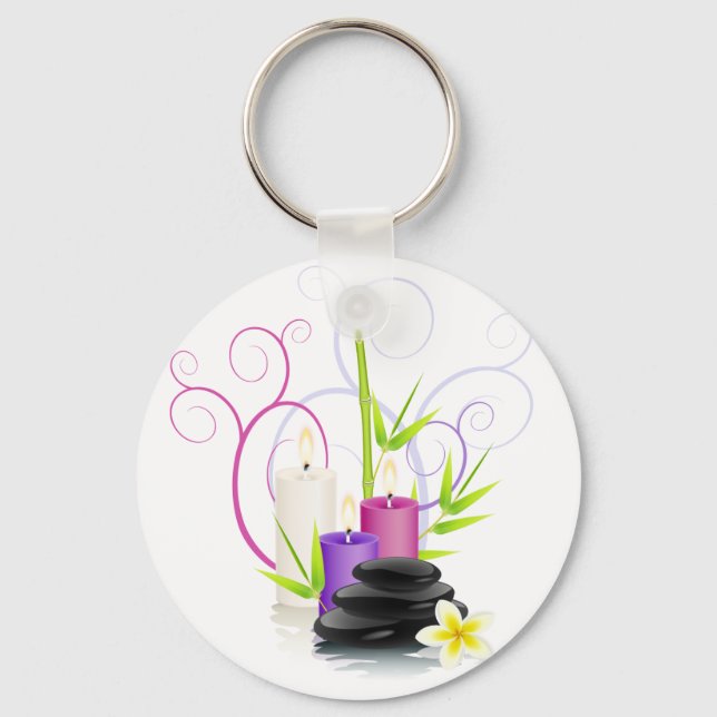 Spa theme key ring (Front)