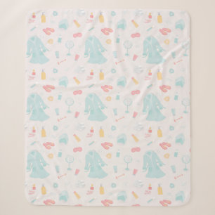 Spa things sherpa blanket
