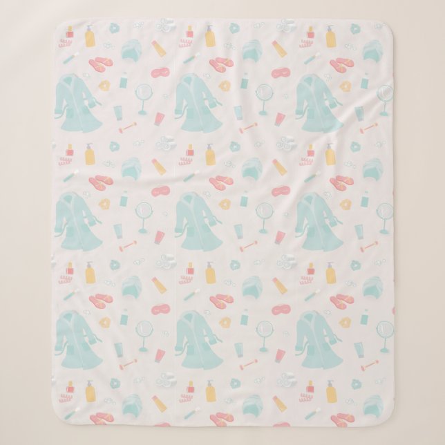 Spa things sherpa blanket (Front)