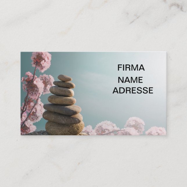 Spa Wellness Massage business cards (Front)