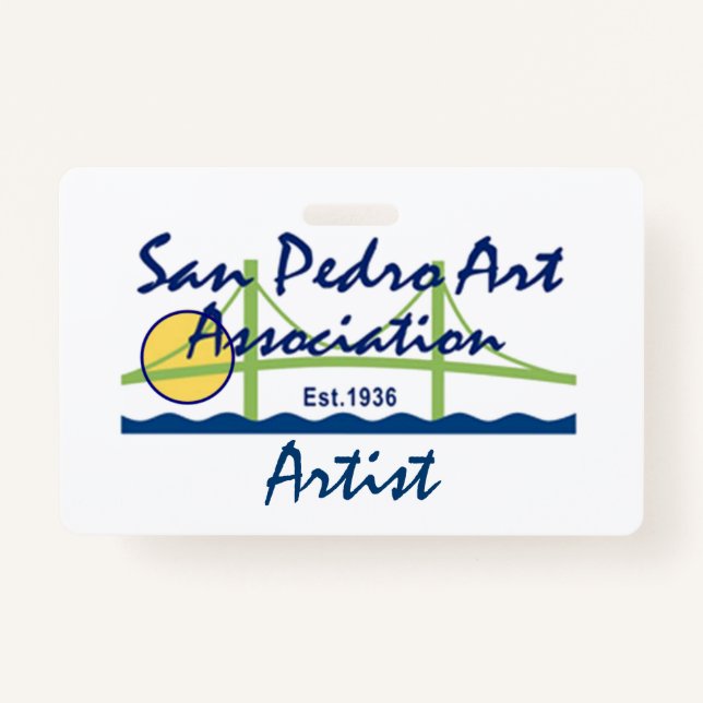 SPAA Logo Badge ID Badge (Front)
