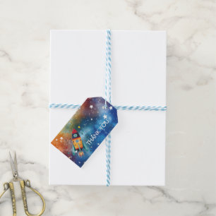 Space 1st Birthday Party First Trip Around the Sun Gift Tags