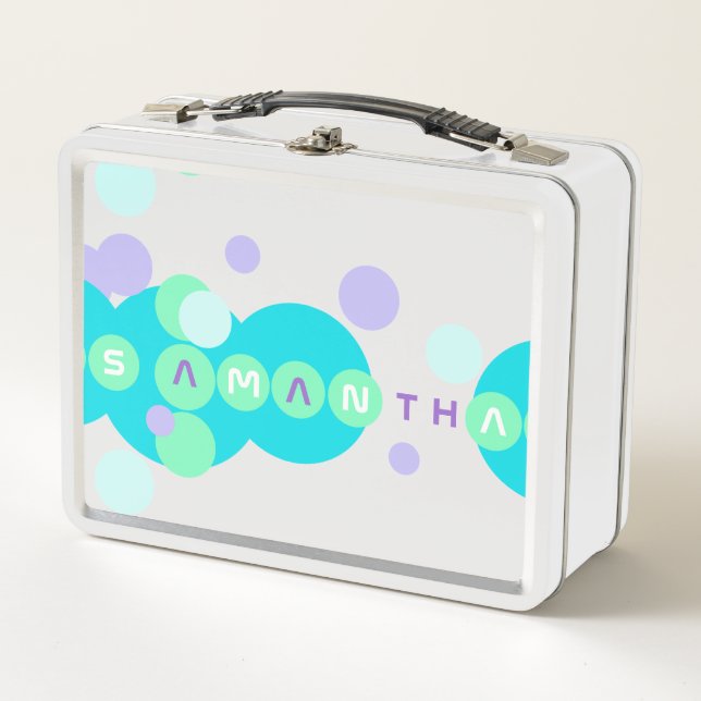 Space 2 to customise up to 8 letters Lunchbox (Front)