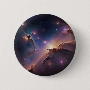 Space 6 Cm Round Badge