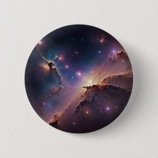 Space 6 Cm Round Badge