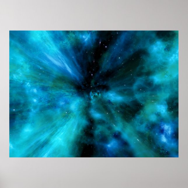 Space Abstract Universe Cosmos  Poster (Front)