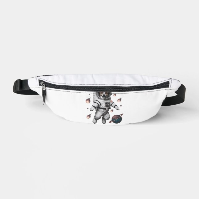 Space Adventure With A Dog Astronaut Bum Bags (Front)