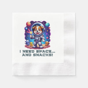 Space Adventurer Poochie Napkin