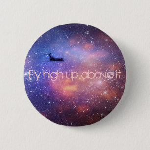 Space Aeroplane Button