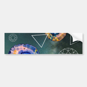 Space Agate Bumper Sticker