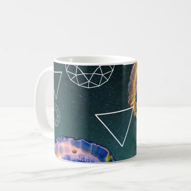 Space Agate Coffee Mug (Front Left)