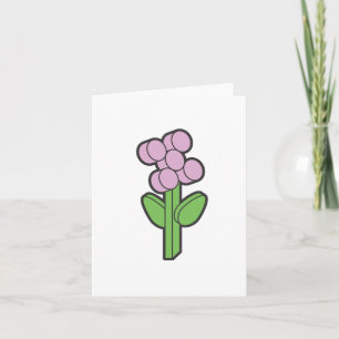 Space Age Flower Card