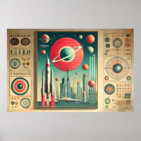 Space Age Interplanetary Coordinates Alien Relic
