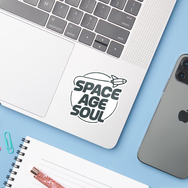 Space Age Soul (Laptop w/ iPhone)