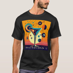 Space Age Welcome To The Atomic Martini Club T-Shirt