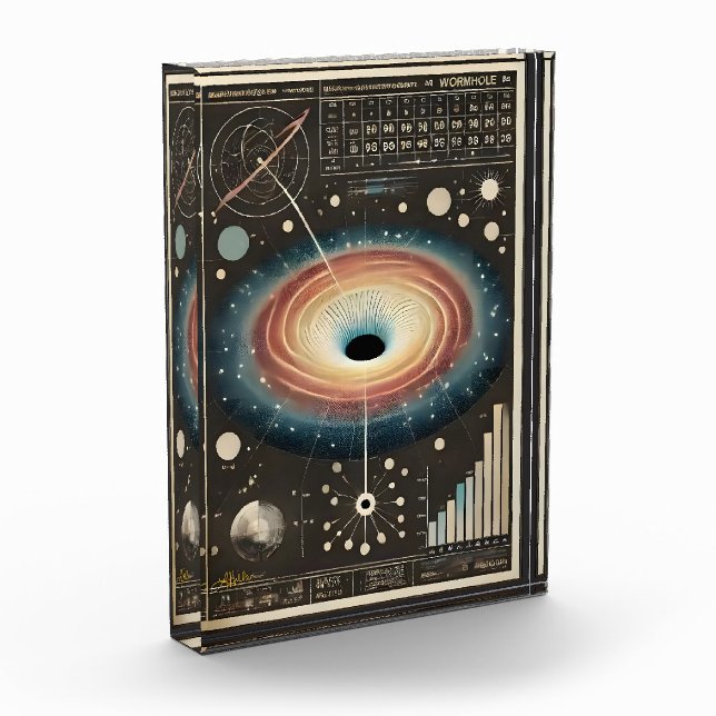 Space Age Wormhole Diagram Photo Block (Left)