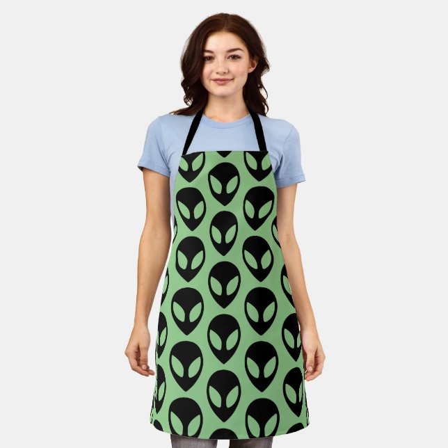 Space Alien Apron (Worn)