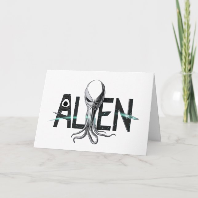 Space Alien Blank Card (Front)