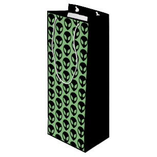 Space Alien Extraterrestrial Wine Gift Bag