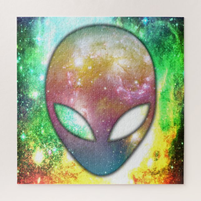 Space Alien Jigsaw Puzzle (Vertical)