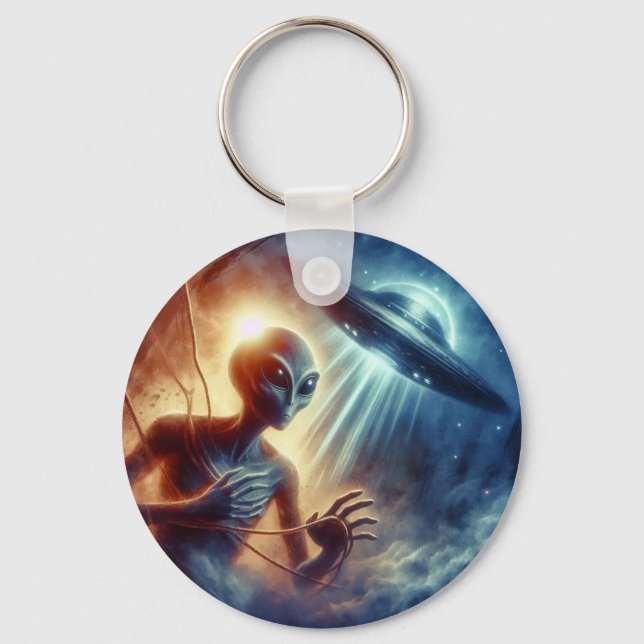 Space Alien  Key Ring (Front)