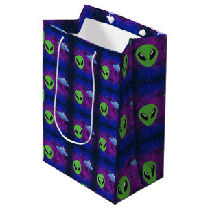 Space Alien Medium Gift Bag