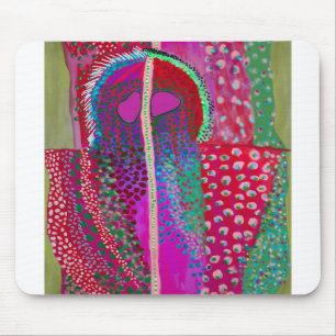 Space Alien Party Animal Mouse Pad