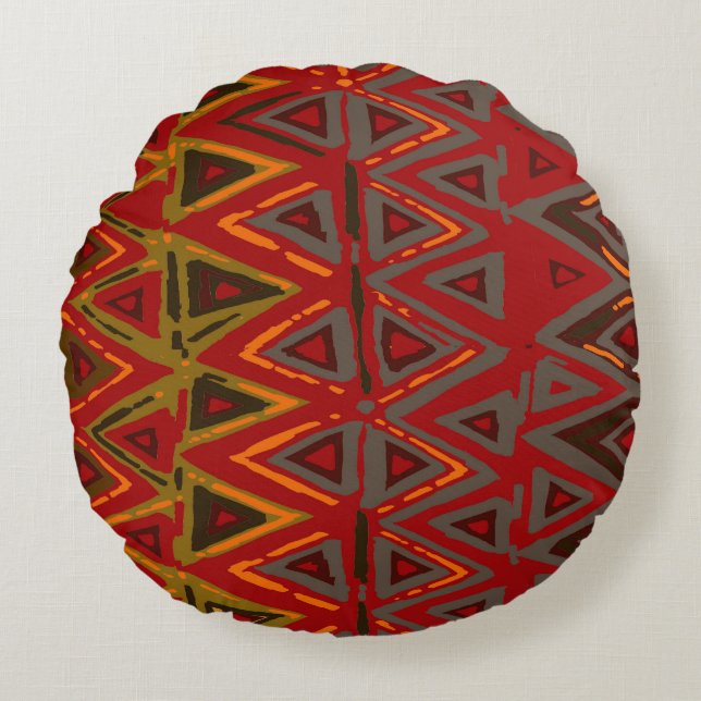 Space Alien Party Animal Round Cushion (Front)