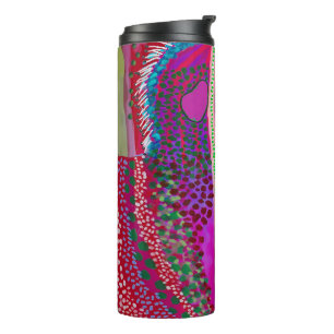 Space Alien Party Animal Thermal Tumbler