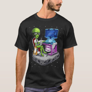 Space Alien Programmer T-Shirt