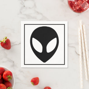 Space Alien Sci Fi Extraterrestrial Cocktail Napkin