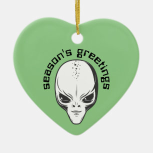Space Alien Sci Fi Extraterrestrial UFO Ornament