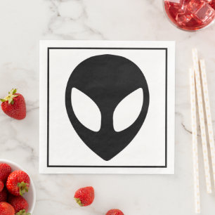 Space Alien Science Fiction Extraterrestrial Napkin