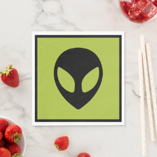 Space Alien Science Fiction Extraterrestrial Napkin