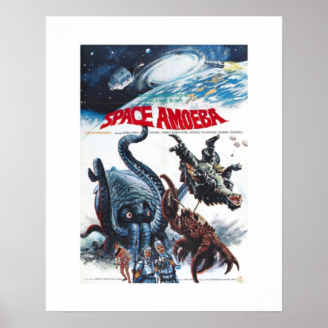 Space Amoeba Poster (Front)