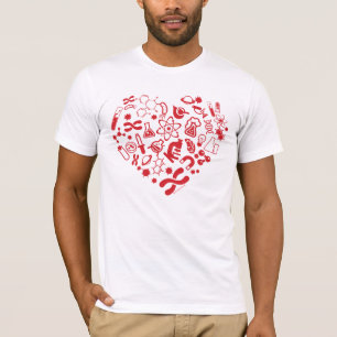 Space And Science Heart T-Shirt