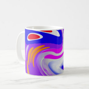 Space and time travel art coffee mug